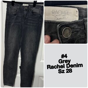 RACHEL Rachel Roy Dark Grey Skinny Jeans